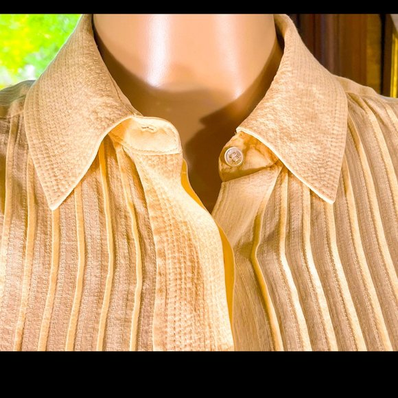 ▪️MARC JACOBS▪️Cotton Embroidered Pintuck Blouse - Picture 3 of 9